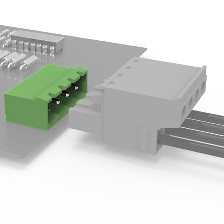 板对线连接器 - LZ1R-5.08 series - Elinker Electric - PCB / 扁平 / 母端