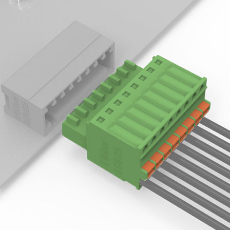 板对线连接器 - LC6-2.5 series - Elinker Electric - PCB / 扁平 / 母端