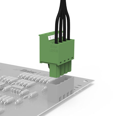 PCB印刷电路板接线盒 - LC3-5.08 - Elinker Electric - 插入式 / 螺钉连接 / 推入式