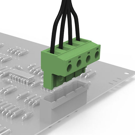 板对线连接器 - LC1-7.62 series - Elinker Electric - PCB / 扁平 / 母端