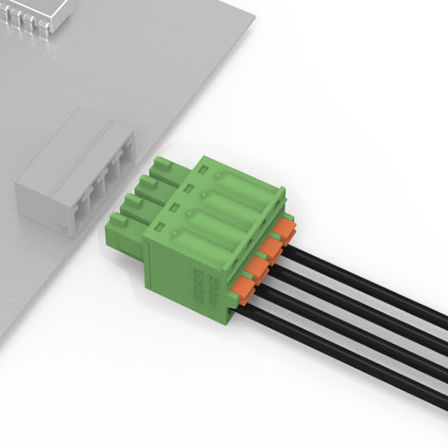 PCB印刷电路板接线盒 - LC6-3.5 - Elinker Electric - 弹簧 / 塑料