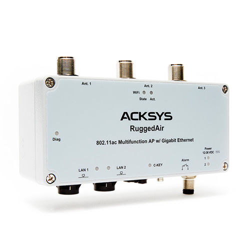 工业接入点 - RuggedAir1000 - ACKSYS Communications & Systems - WiFi / MIMO / PoE