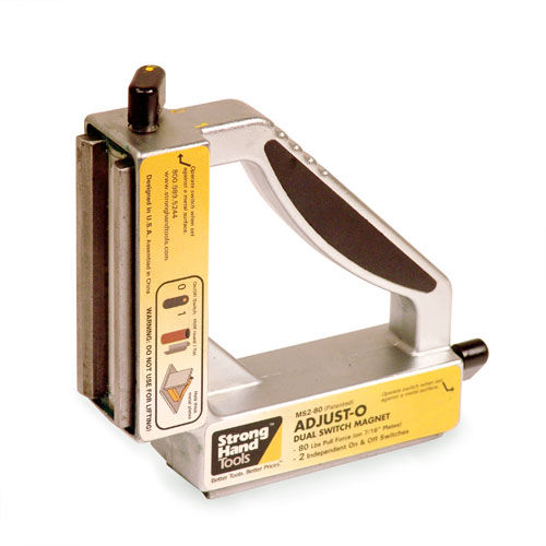 焊接角型材 - max. 197 x 197 x 48 mm | Adjust-O™ 90° - Strong Hand Tools  - 磁性