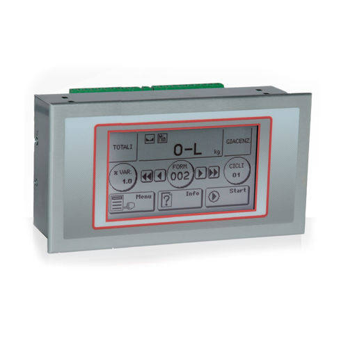 LCD显示屏称重仪表 - TS 01 - NBC Elettronica Group Srl - 面板式 / IP65 / USB