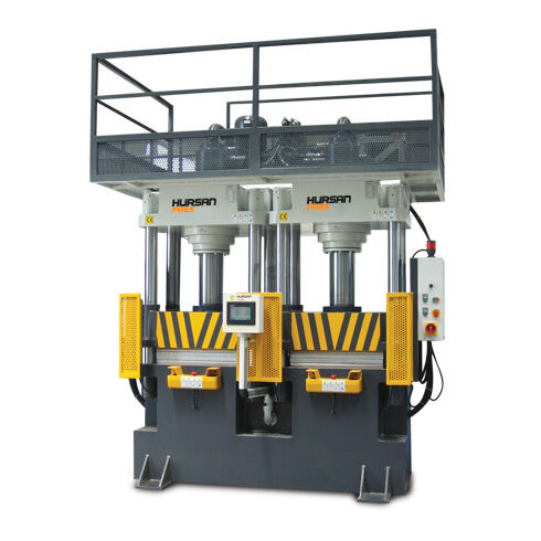 液压机 - 77/370 - Hursan Hydraulic Press - 成形 / 橡胶 / 用于塑料