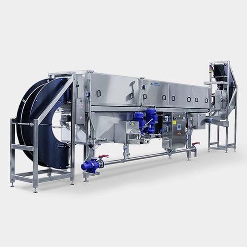 塑料周转箱隧道式清洗机