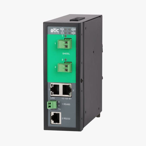 管理型以太网交换机 - XSLAN-2220 - ETIC TELECOM - 3 端口式 / DIN导轨 / RS-232