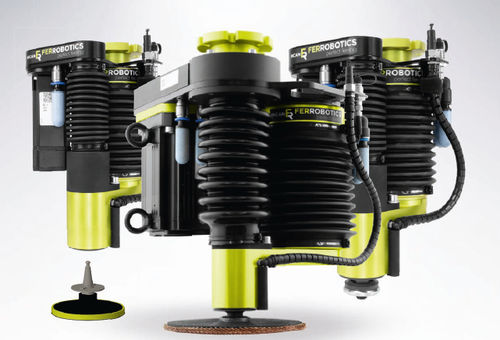 去毛刺末端执行器 - AAK series - FerRobotics Compliant Robotic Technology GmbH - 用于磨削 / 用于抛光