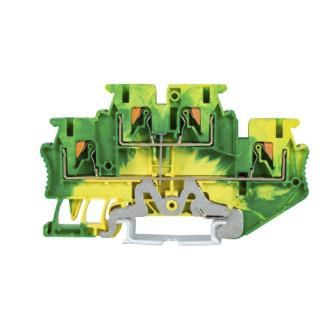 DIN导轨接线端子 - JPTTB4-PE - Shanghai Leipold Electric Co., Ltd. - 推入式 / 接地型 / 模块化