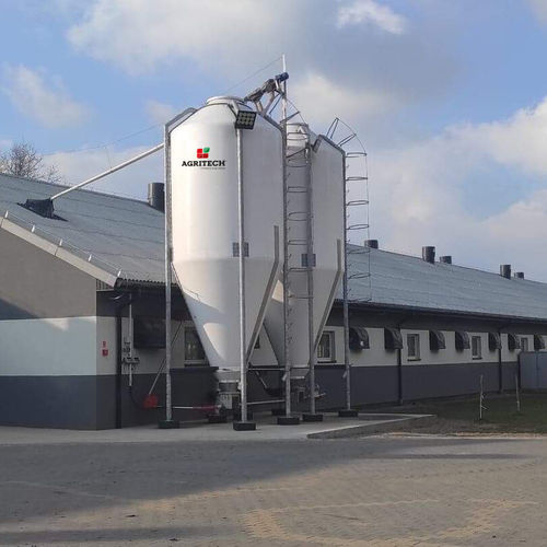 锥底筒仓 - SIV series - AGRITECH SRL - 用于粉末 / 用于散料 / 用于木头颗粒