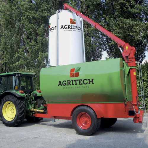 散装产品贮液罐 - AG series - AGRITECH SRL - 用于移动设备 / 喷漆钢 / 移动式