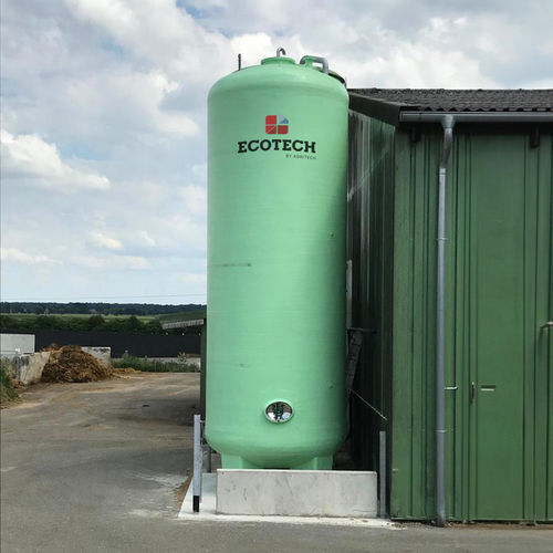液体贮液罐 - CIBO series - AGRITECH SRL - 电镀钢 / 圆柱 / 存储