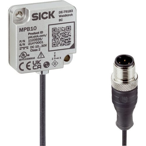 压电振动传感器 - MPB10-VS00VSIQ00 - SICK - 用于监控机器 / 发动机 / 泵用