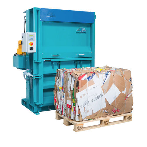 纸板箱打包压缩机 - APV easyline series - Austropressen Roither Maschinenbau GmbH - 用于纸张 / 用于塑料 / 垂直