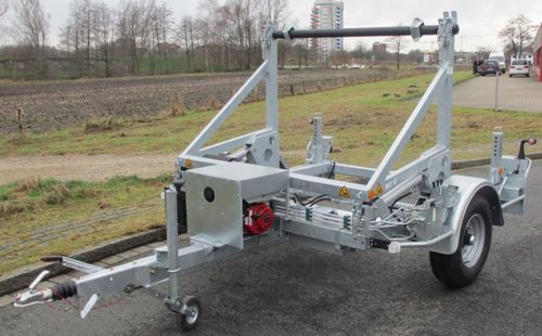 运载车床拖车 - BKT 1x series - Bagela Baumaschinen GmbH & Co. KG - 线缆运输和铺设 / 单车轴 / 牵引式