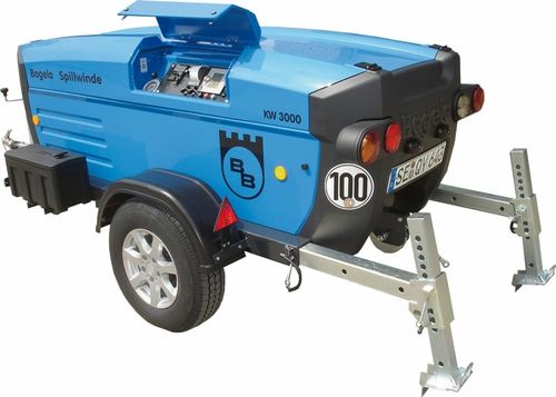 电动绞车 - 15 kN | RWF 1500 - Bagela Baumaschinen GmbH & Co. KG - 钢缆