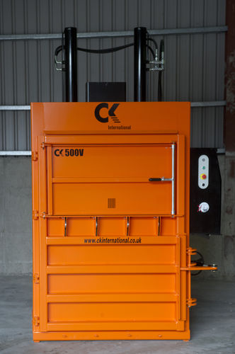 纸板箱打包压缩机 - CK500V - CK International ltd - 用于纸张 / 垂直 / 前开式