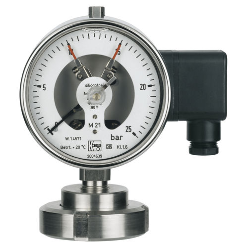 表盘压力计 - MAN-RF...M21..DRM-602 - KOBOLD INSTRUMENTATION/科宝 - 铝制 / 波登管 / 带密封膜