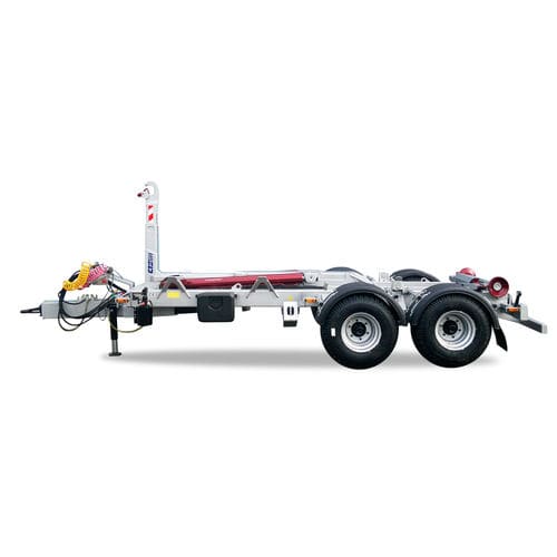 集装箱运输拖车 - TN CTS 08-41-S - CTS-servis, a.s.  - 用于工业材料 / 双车轴 / 牵引式