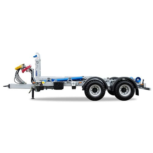 集装箱运输拖车 - TN CTS 10-45-S  - CTS-servis, a.s.  - 用于工业材料 / 双车轴 / 牵引式