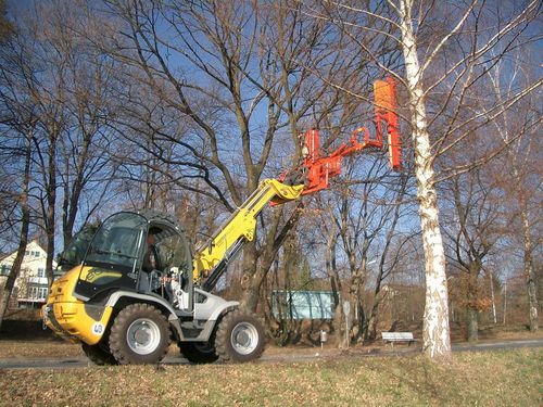 伸缩叉车剪枝机刀头 - FVA 250 - Dücker, Gerhard, GmbH & Co. KG  - 前置装载机 / 用于轮式装载机