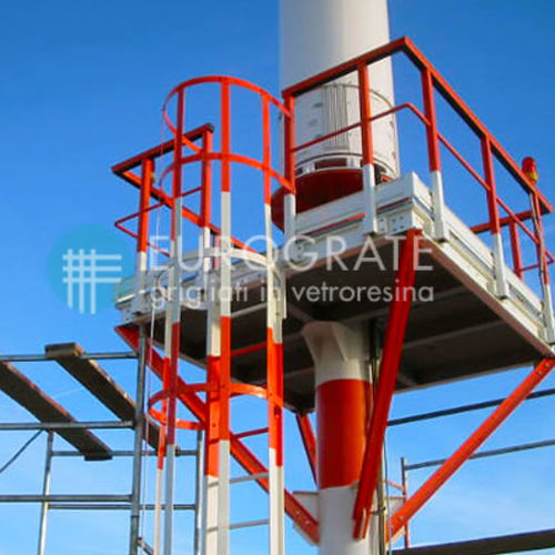 不锈钢梯子 - EUROGRATE GRP GRATING AND PROFILES - 单 / 笼梯 / 屋顶