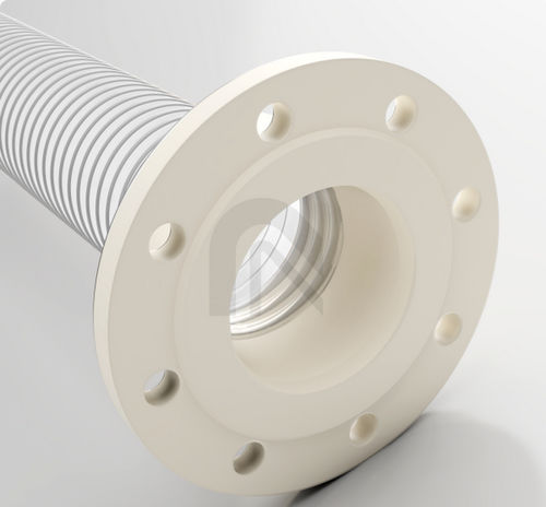 软管法兰 - Combiflex Cast-on PU Fixed Flange Food - Masterflex SE - 塑料 / 穿孔