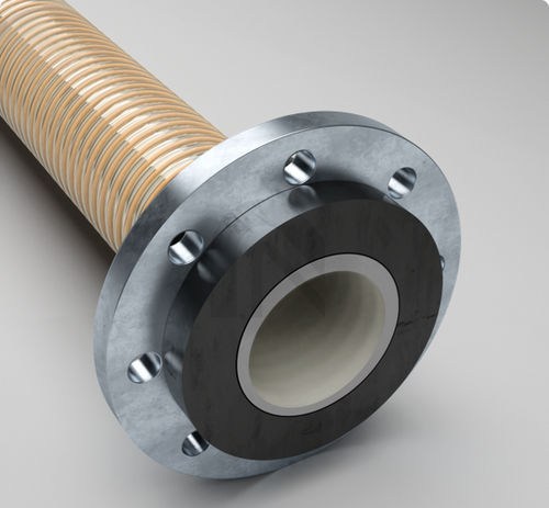 软管法兰 - Combiflex Cast-on PU Swivel Flange - Masterflex SE - 塑料 / 铝框架 / 穿孔