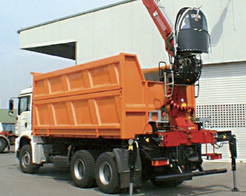 汽车起重机 - Hüffermann Transportsysteme GmbH  - 3车轴