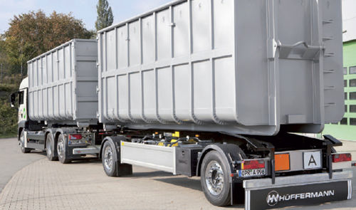 翻斗拖车 - Slide-Carrier - Hüffermann Transportsysteme GmbH  - 用于工业材料 / 双车轴 / 牵引式