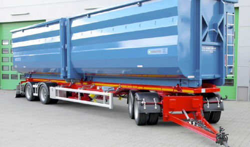 翻斗拖车 - Hüffermann Transportsysteme GmbH  - 用于工业材料 / 4车轴 / 牵引式