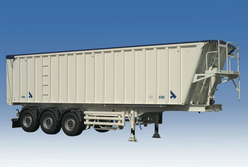 翻斗拖车 - STAS bv - Hüffermann Transportsysteme GmbH  - 工地 / 3车轴 / 牵引式
