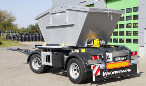 翻斗拖车 - HMA1812  - Hüffermann Transportsysteme GmbH  - 工地 / 双车轴 / 牵引式