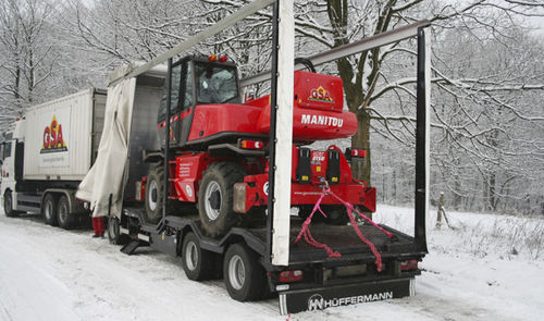 托盘拖车 - Multi-Carrier Typ 2872 - Hüffermann Transportsysteme GmbH  - 车用 / 3车轴 / 牵引式