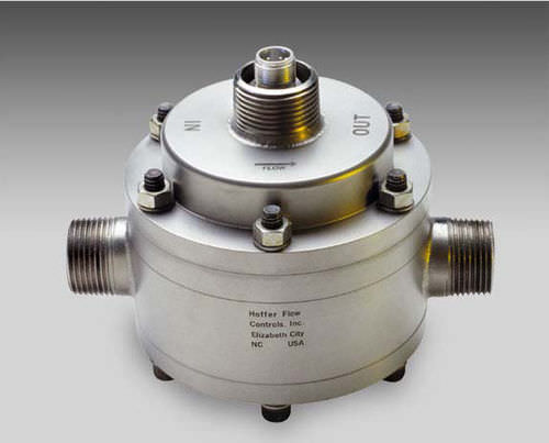 椭圆齿轮流量计 - HOG series - Hoffer Flow Controls - 体积 / 用于油 / 在线