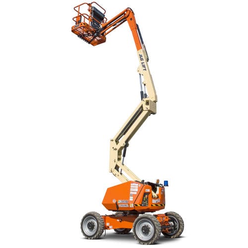 带轮铰接升降臂 - H340AJ - JLG Industries Inc./捷尔杰 - 油电混合动力 / 室内、室外
