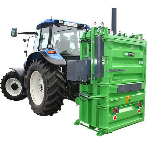 纸板箱打包压缩机 - VF50 - LSM Recycling Equipment - 用于纸张 / 废料 / 垂直