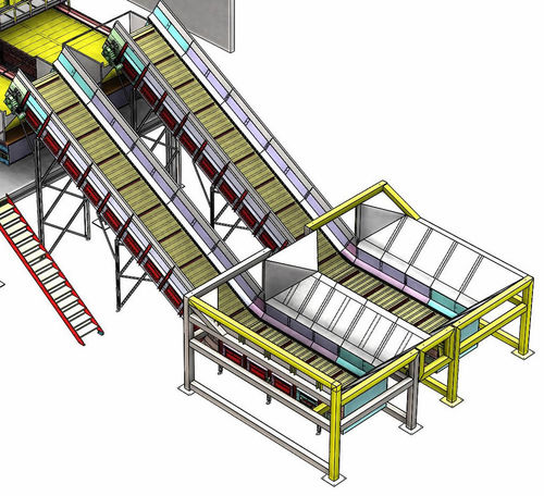 送料漏斗 - Lyndex Recycling Systems Ltd - 废料 / 倾斜