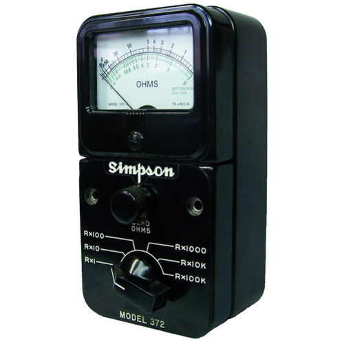 模拟欧姆表 - 372-3 series - Simpson - 便携式