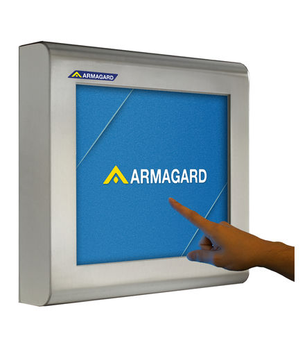 触摸屏盒 - STS-170 - Armagard Ltd - 壁挂安装 / 长方形 / 不锈钢