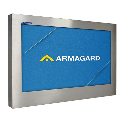 电视盒 - SDS18-55-W-L - Armagard Ltd - 壁挂安装 / 长方形 / 不锈钢