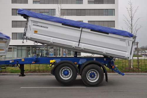 翻斗拖车 - MZDA 18/22 series - MEILLER F. X. Fahrzeug- und Maschinenfabrik GmbH & Co KG - 用于沙子 / 双车轴 / 牵引式