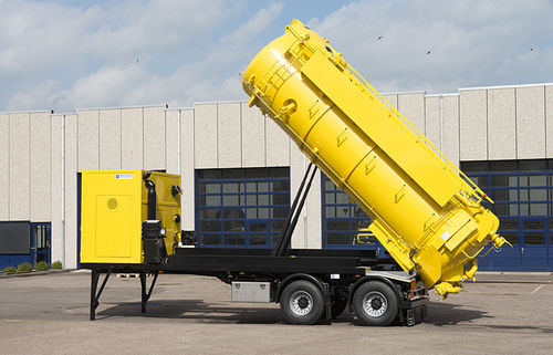 罐车半挂车 - Vacu-Press® Maxloader Plus V2 - Naaktgeboren Rotterdam B.V.  - 双车轴 / 牵引式 / 吸尘器