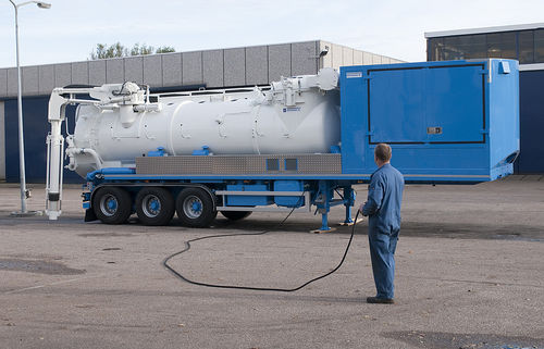 罐车半挂车 - Vacu-Press® 8000 3-axle - Naaktgeboren Rotterdam B.V.  - 3车轴 / 牵引式 / 吸尘器