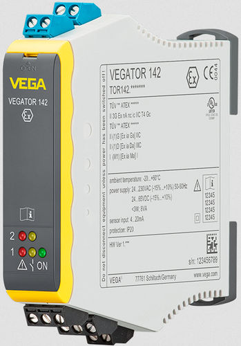 4-20 mA信号调节器 - VEGATOR 142 - VEGA Grieshaber KG/德国VEGA - 多通型 / DIN导轨 / 液位传感器