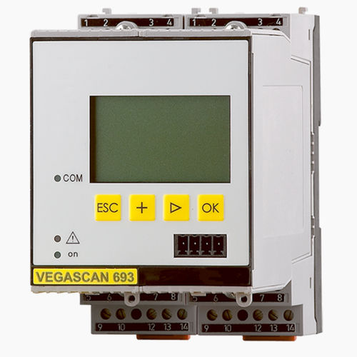 4-20 mA信号调节器 - VEGASCAN 693 - VEGA Grieshaber KG/德国VEGA - 数字显示 / DIN导轨 / 液位传感器