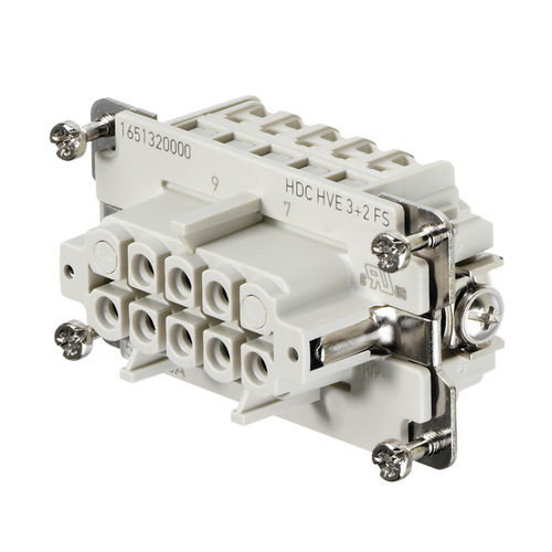 供电连接器 - HVE Series - Weidmüller - 螺杆 / AC/DC / 电压
