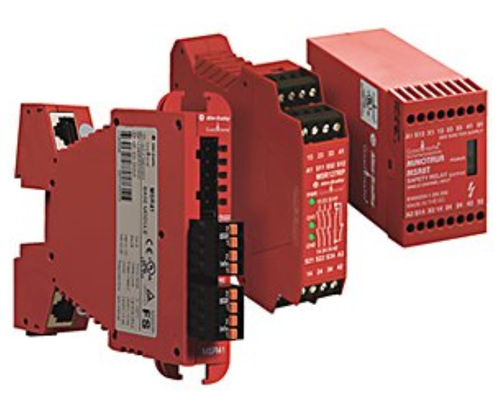 3NO安全监控继电器 - MSR100 - Allen-Bradley - 2NO / 5NO / DIN导轨