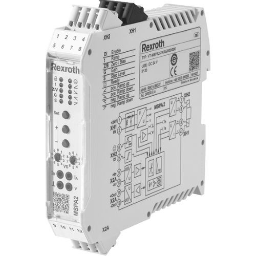 电压放大器 - VT-MSPA2-2X/A5/000/000 - Bosch Rexroth - Industrial Hydraulics - 测量 / 模拟 / 用于比例阀