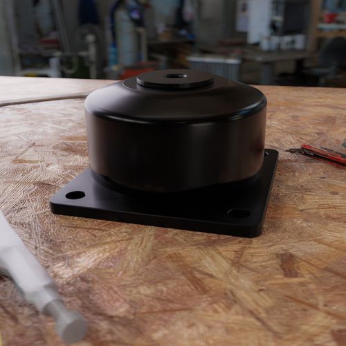 防震缓冲器 - GDZ-()-7 - RG+ Schwingungstechnik GmbH  - 机械 / 用于机器 / 工业